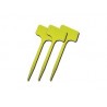 Etiqueta pincho 15 cm amarilla