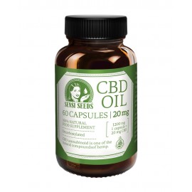 Cápsulas CBD 20 mg Sensi Seeds