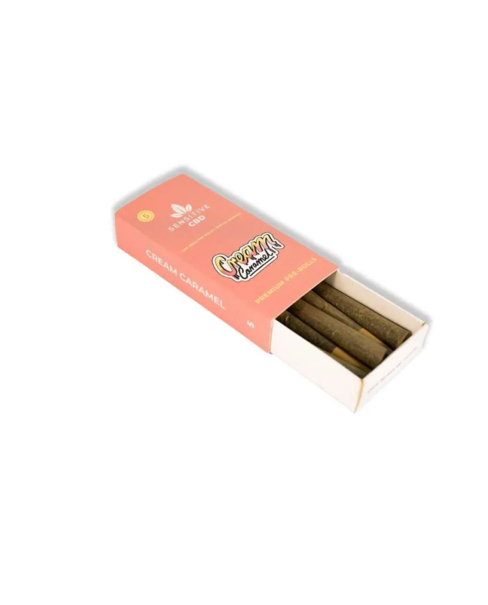 Pre Rolled CBD Cream Caramel | Dulce y Terroso | Sensitive CBD