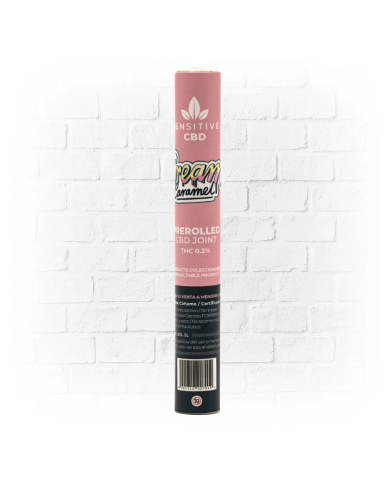 Pre Rolled CBD Cream Caramel | Dulce y Terroso | Sensitive CBD
