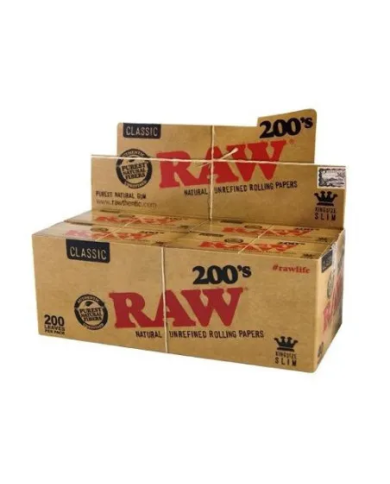 RAW 200's King Size papel natural