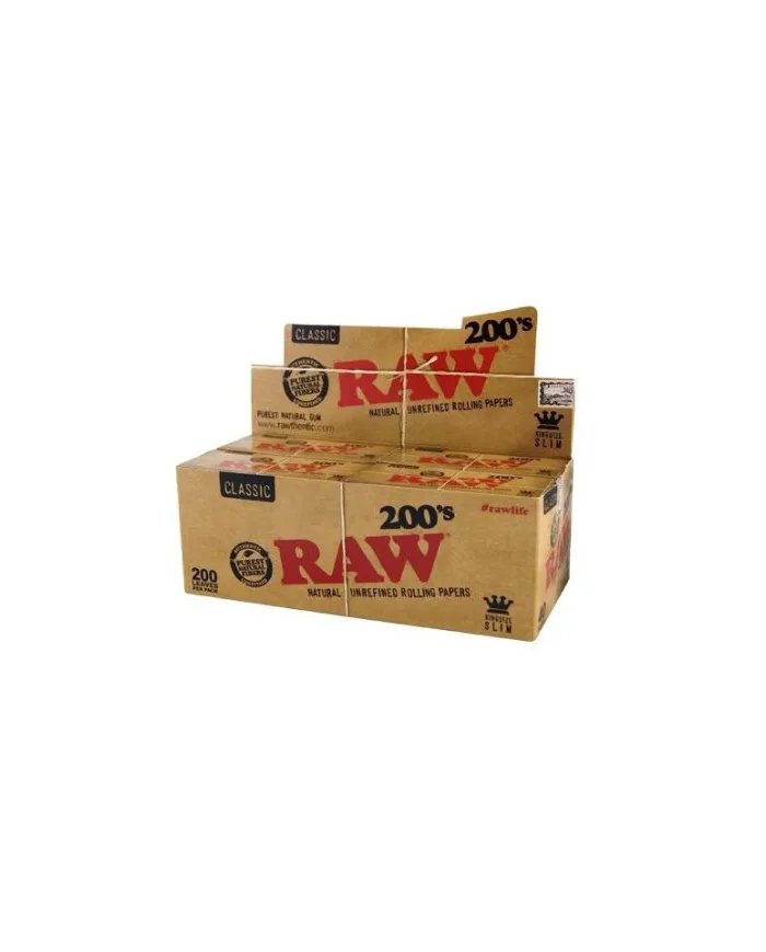 RAW 200's King Size papel natural