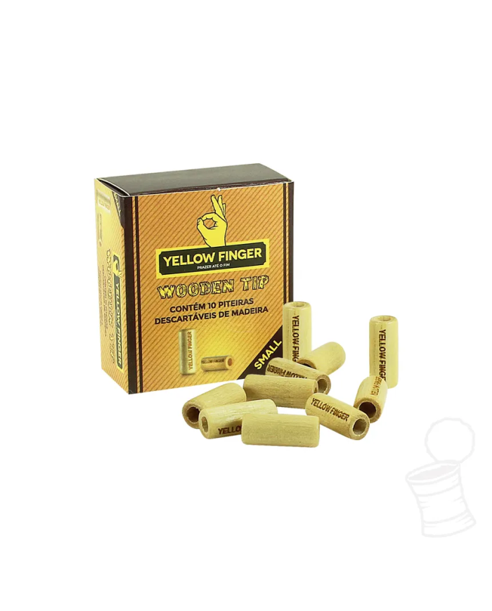 Boquilla madera Yellow Finger Small